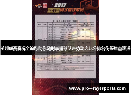 英超联赛赛况全追踪助你随时掌握球队走势动态比分排名伤停焦点速递 英超联赛赛况全追踪助你随时掌握球队走势动态比分排名伤停焦点速递